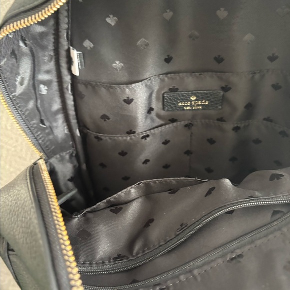 Kate Spade Black Textured Backpack - Picture 9 of 9